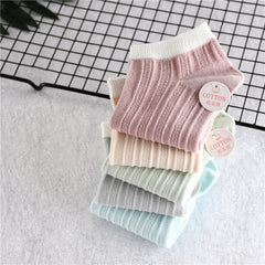 5 Pairs Japanese stripes Ankle Socks