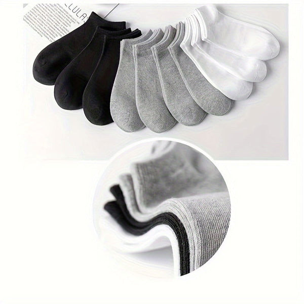 10 Pairs Breathable Invisible Comfort Ankle Socks - socksltd