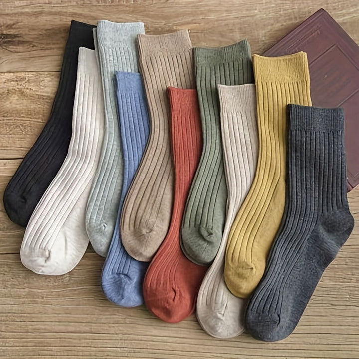10 Pairs Comfort Non slip  Classic Casual Crew Socks - SocksLtd