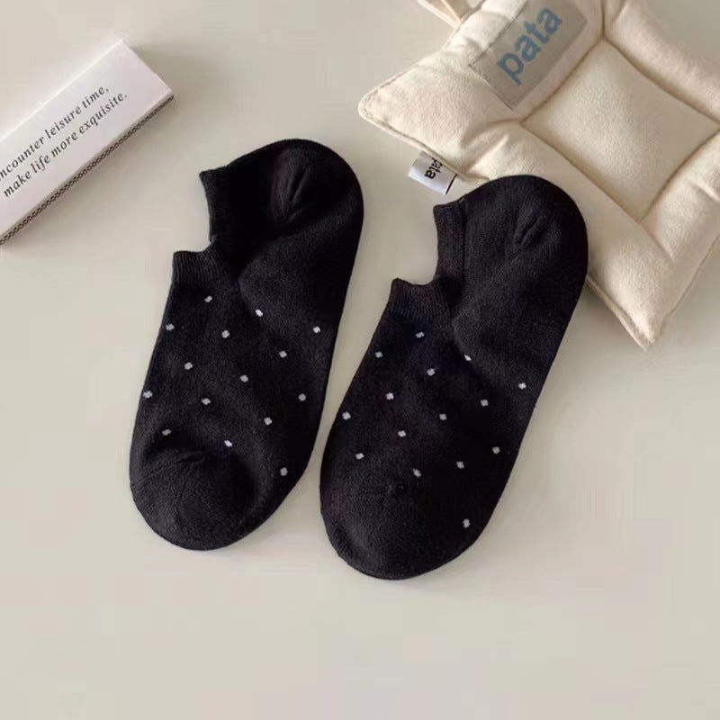 10 Pairs Dot Versatile Casual Ankle Socks - SocksLtd