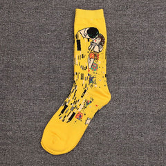 10 Pairs Famous paintings Crew Socks - SocksLtd