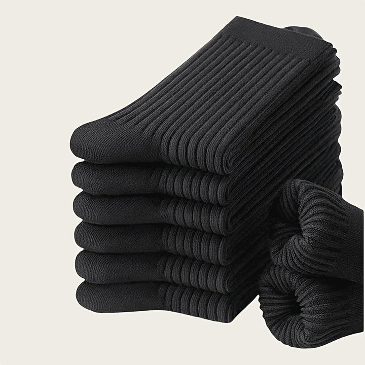 10 Pairs Fashionable Elegant Dress Crew Socks - socksltd
