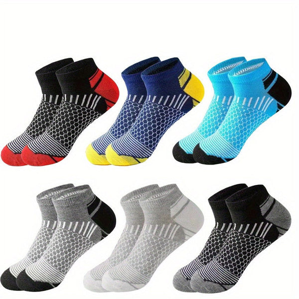 10 Pairs Men Absorb Sweat Sports outdoor Ankle Socks - socksltd