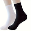 10 Pairs Men Comfortable Stylish Dress Crew Socks - socksltd