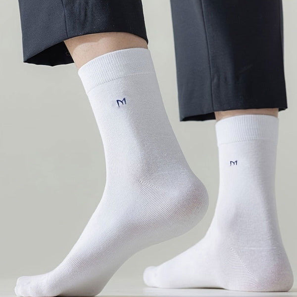 10 Pairs Men Dress Moisture Wicking Crew Socks - socksltd