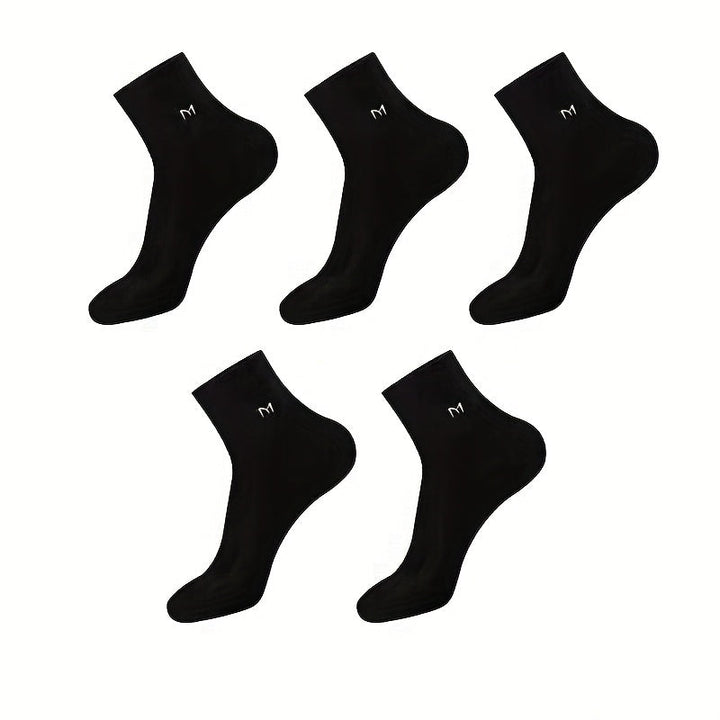 10 Pairs Men Dress Moisture Wicking Crew Socks - socksltd