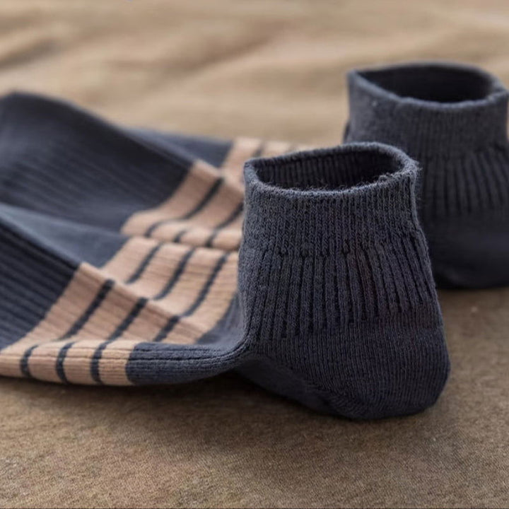 10 Pairs Men Fashion Sweat Absorbing Suitable Ankle Socks - socksltd
