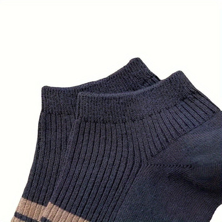 10 Pairs Men Fashion Sweat Absorbing Suitable Ankle Socks - socksltd