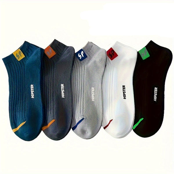 10 Pairs Men Pure Breathable Casual Soft Ankle Socks - socksltd