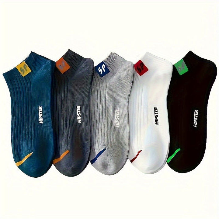 10 Pairs Men Pure Breathable Casual Soft Ankle Socks - socksltd