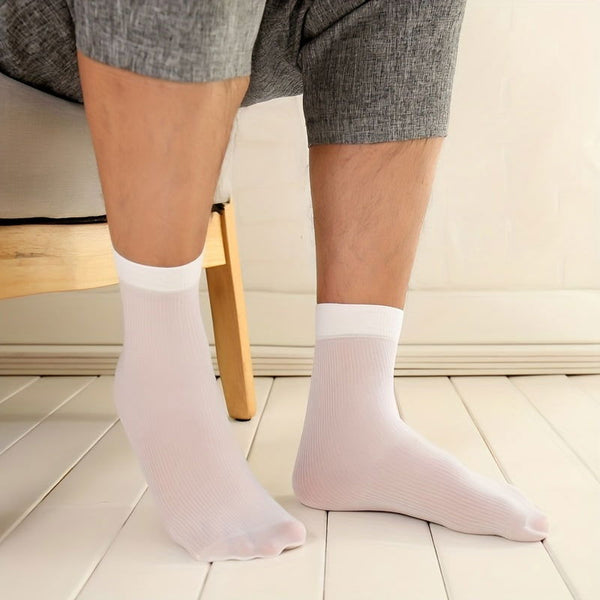 10 Pairs Men Super Soft  Dress Crew Socks - socksltd