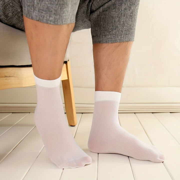 10 Pairs Men Super Soft  Dress Crew Socks - socksltd