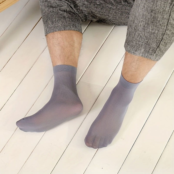 10 Pairs Men Super Soft  Dress Crew Socks - socksltd