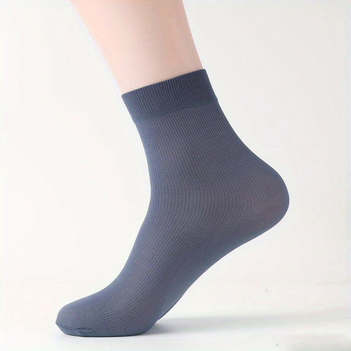 10 Pairs Men Super Soft  Dress Crew Socks - socksltd