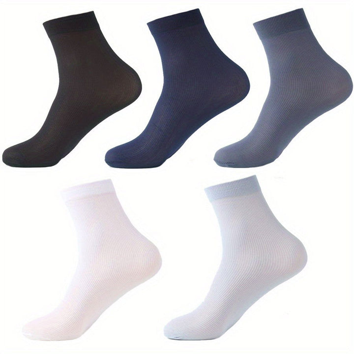 10 Pairs Men Super Soft  Dress Crew Socks - socksltd