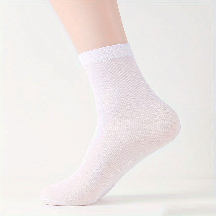 10 Pairs Men Super Soft  Dress Crew Socks - socksltd