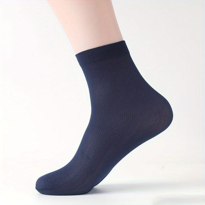 10 Pairs Men Super Soft  Dress Crew Socks - socksltd