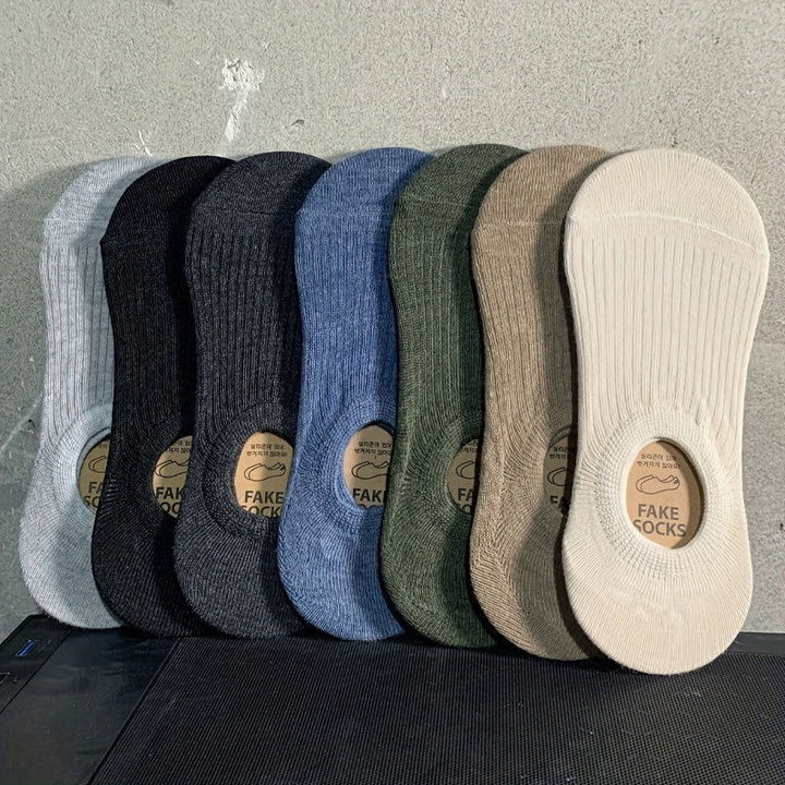 10 Pairs Men Sweat Absorbing Non Slip Invisible Ankle Socks - socksltd