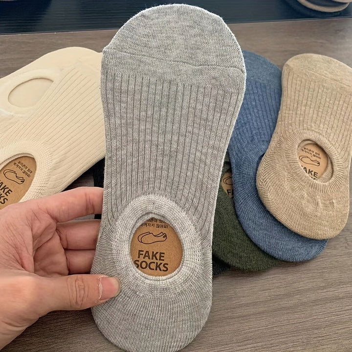 10 Pairs Men Sweat Absorbing Non Slip Invisible Ankle Socks - socksltd