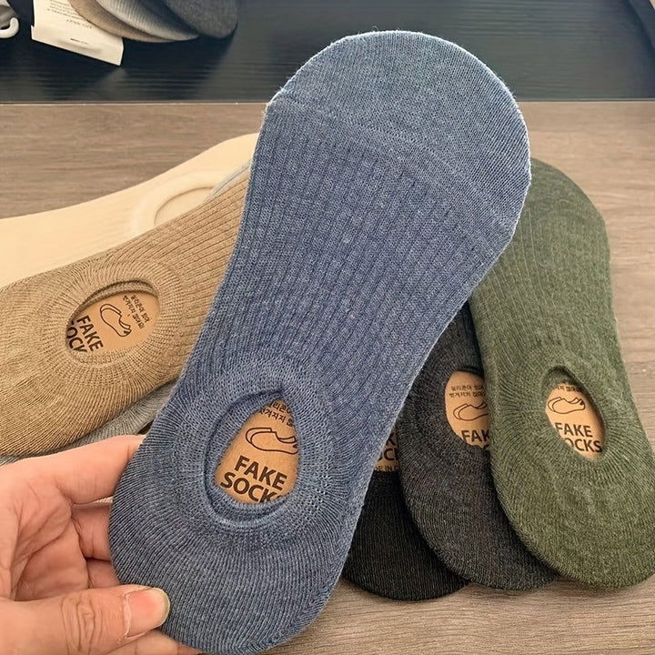 10 Pairs Men Sweat Absorbing Non Slip Invisible Ankle Socks - socksltd