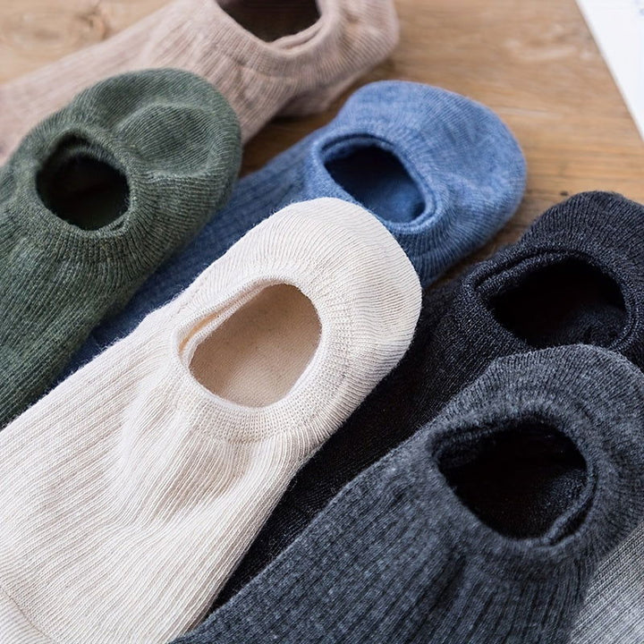 10 Pairs Men Sweat Absorbing Non Slip Invisible Ankle Socks - socksltd