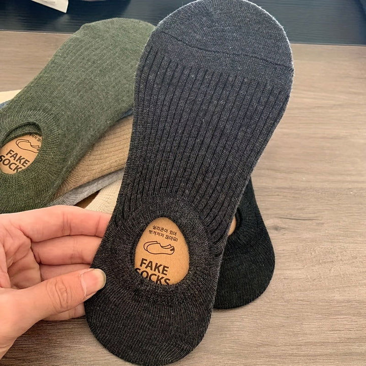 10 Pairs Men Sweat Absorbing Non Slip Invisible Ankle Socks - socksltd