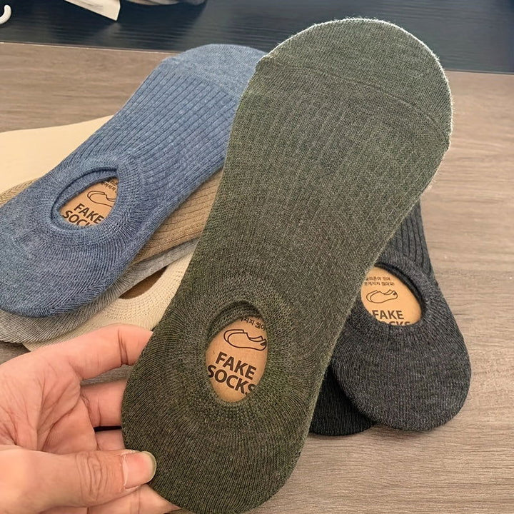 10 Pairs Men Sweat Absorbing Non Slip Invisible Ankle Socks - socksltd