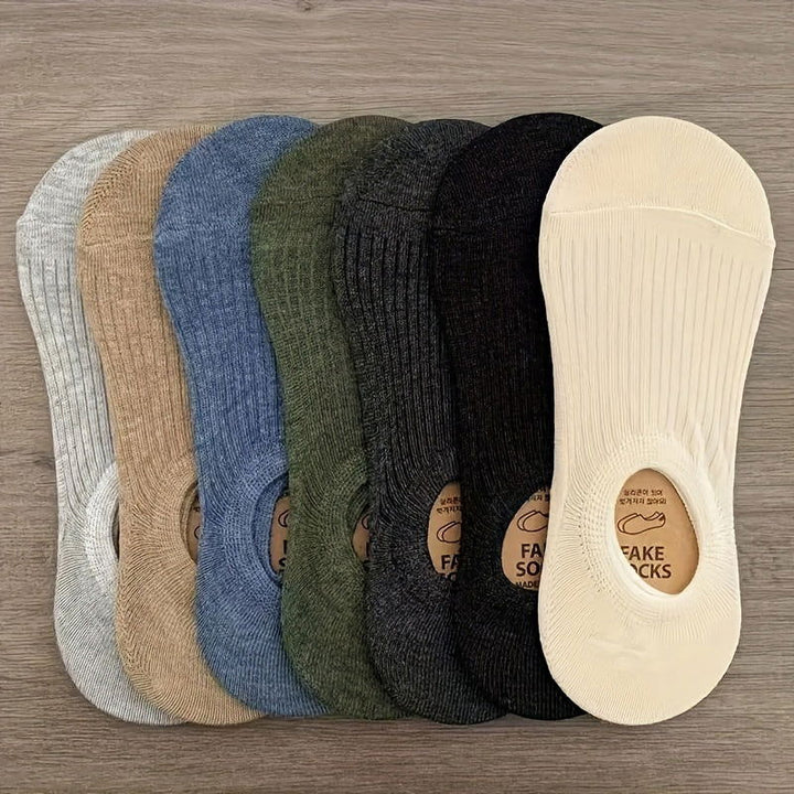 10 Pairs Men Sweat Absorbing Non Slip Invisible Ankle Socks - socksltd