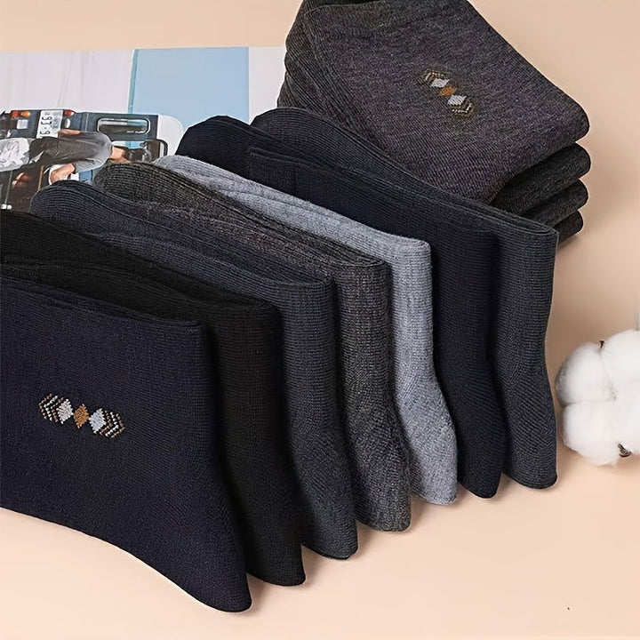 10 Pairs Moisture Wicking  Dress Crew Socks - socksltd