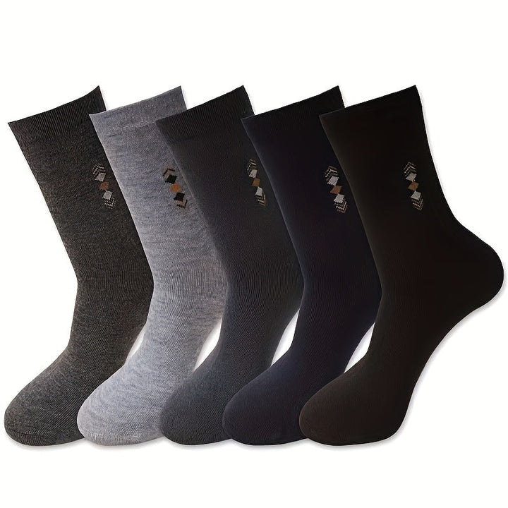 10 Pairs Moisture Wicking  Dress Crew Socks - socksltd
