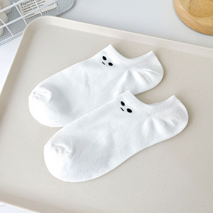 10 Pairs Versatile Simple Cartoon Comfy Ankle Socks - SocksLtd