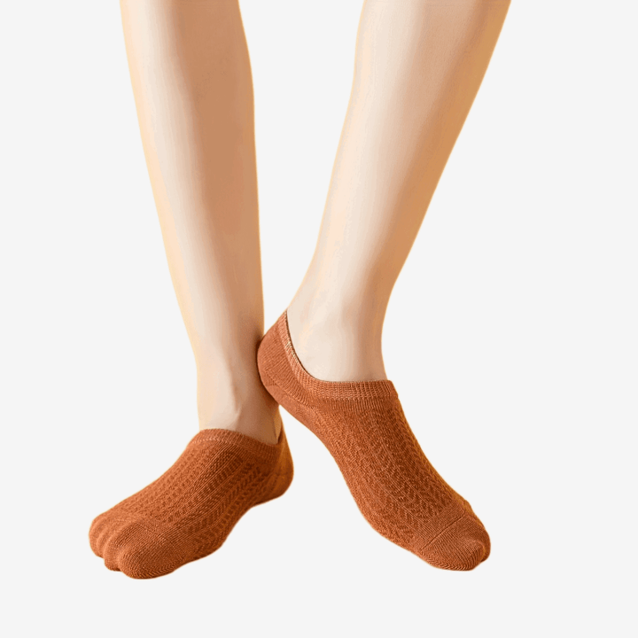 10 Pairs  Mesh Anti Falling Invisible Boat Ankle Socks - SocksLtd
