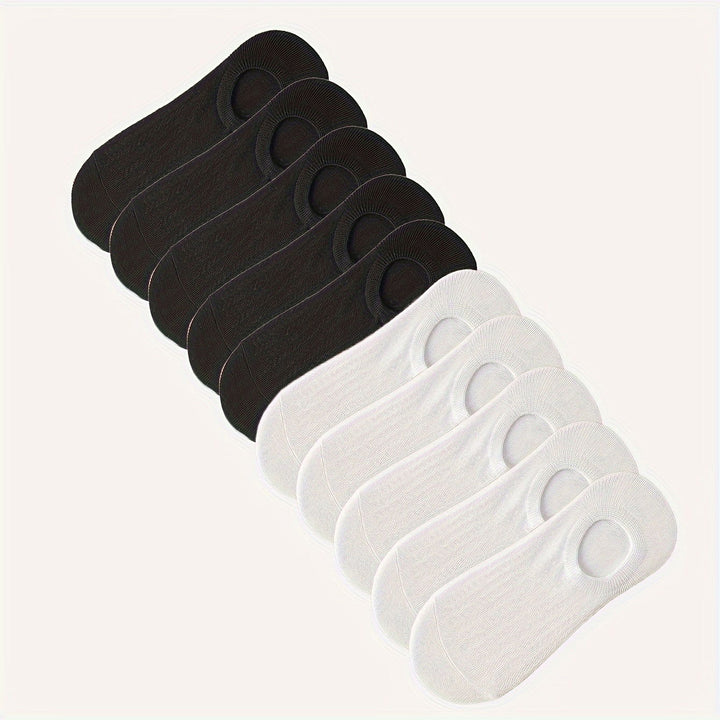 10 Pairs  Mesh Anti Falling Invisible Boat Ankle Socks - SocksLtd