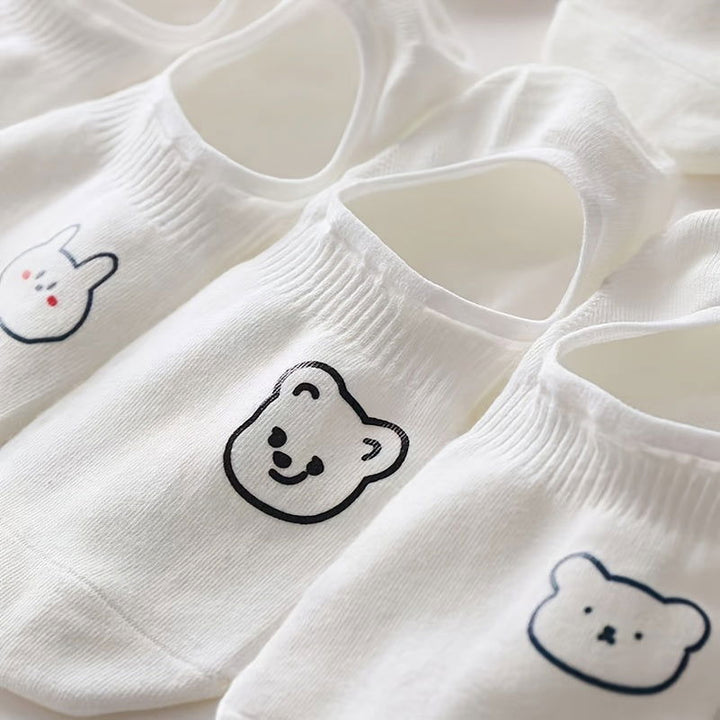10 Pairs  Women Low Cut  Non Slip  Ankle Socks - SocksLtd