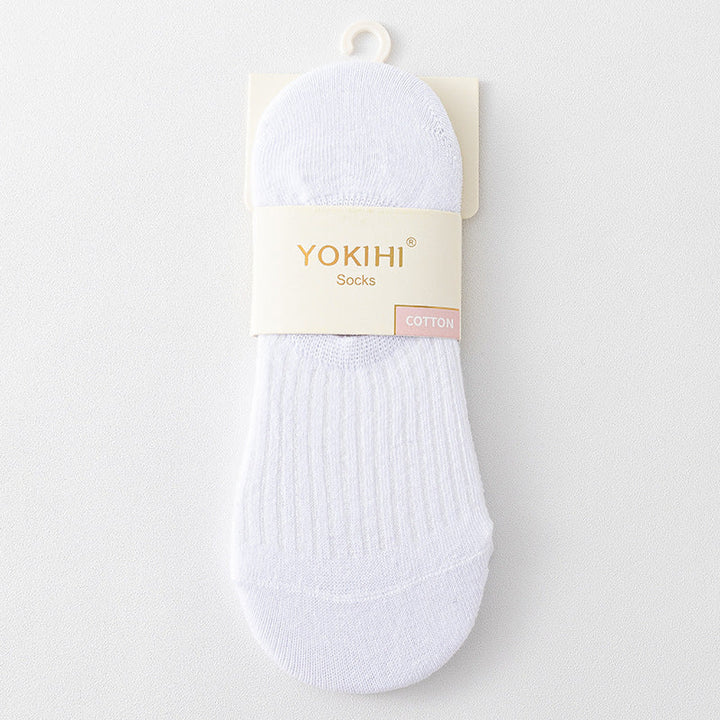 10 pairs  women pure cotton sweat absorbing breathable  No show  socks - SocksLtd
