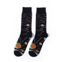 1 Pair Cartoon Crew Socks