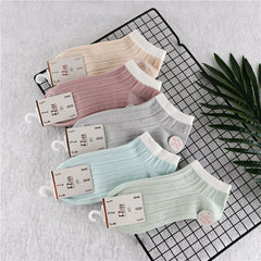 5 Pairs Japanese stripes Ankle Socks