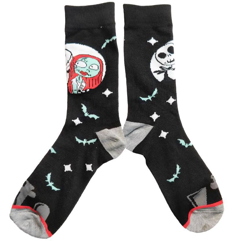 1 Pair Anime Halloween Crew Socks - SocksLtd