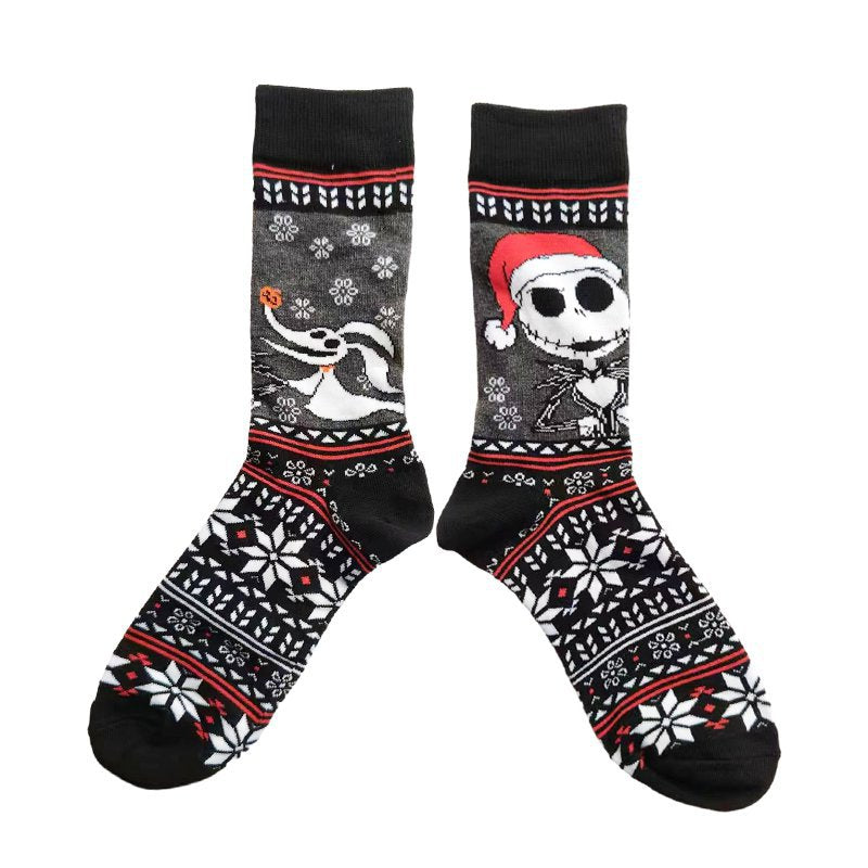 1 Pair Anime Halloween Crew Socks - SocksLtd