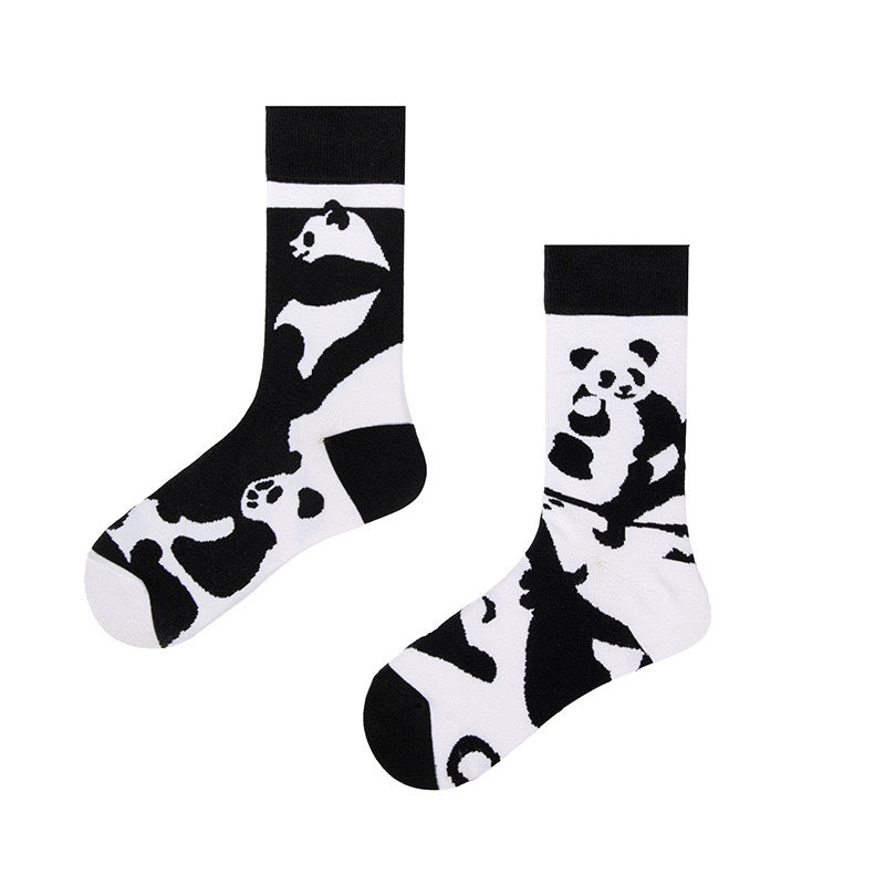 1 Pair Asymmetric Fashion Crew Socks - SocksLtd