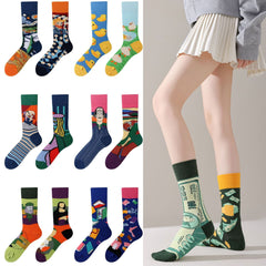 1 Pair Asymmetric personality Crew Socks - SocksLtd