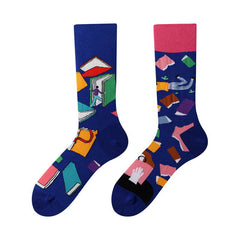 1 Pair Asymmetric personality Crew Socks - SocksLtd