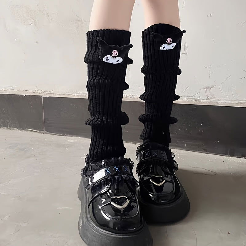 1 Pair Cartoon Pattern Knee High Socks - SocksLtd