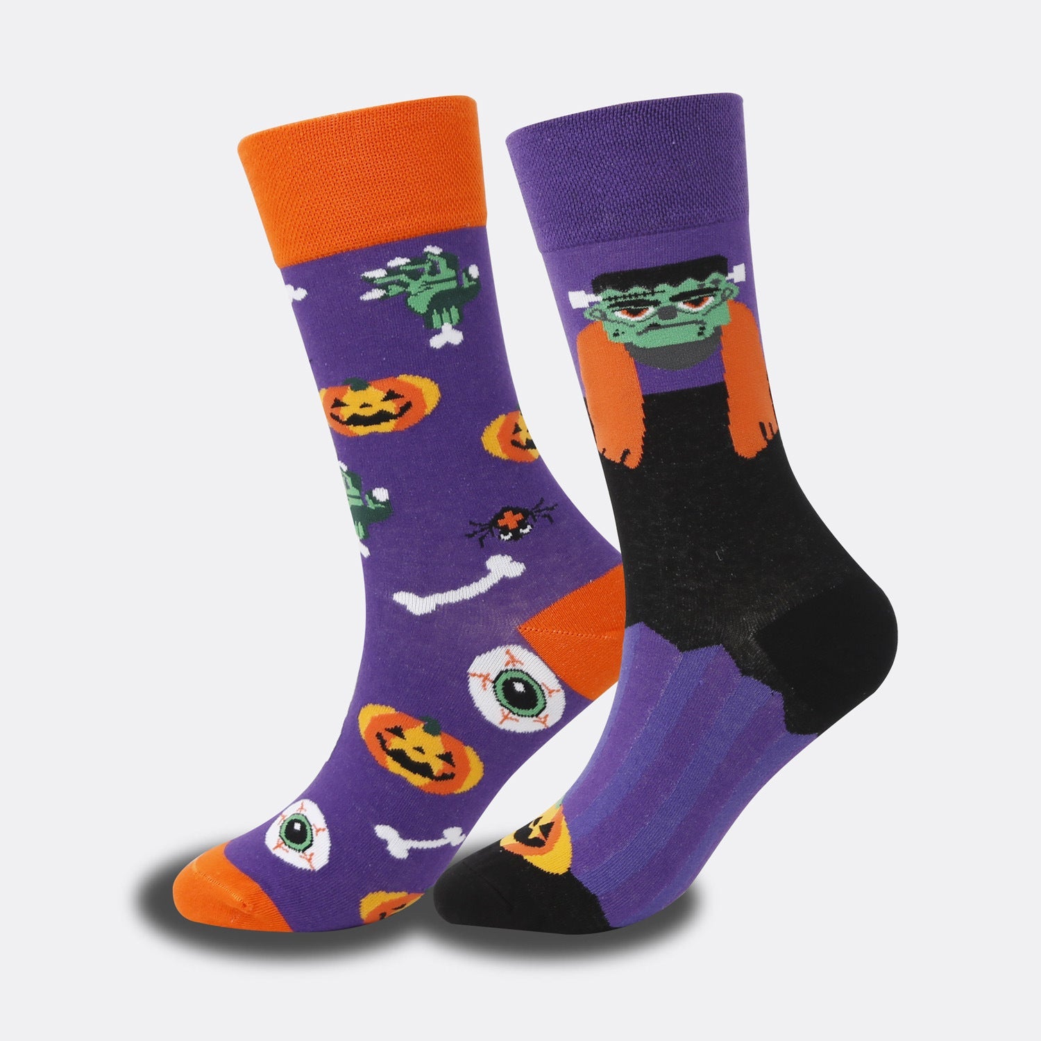 1 Pair Christmas Halloween Crew Socks - SocksLtd