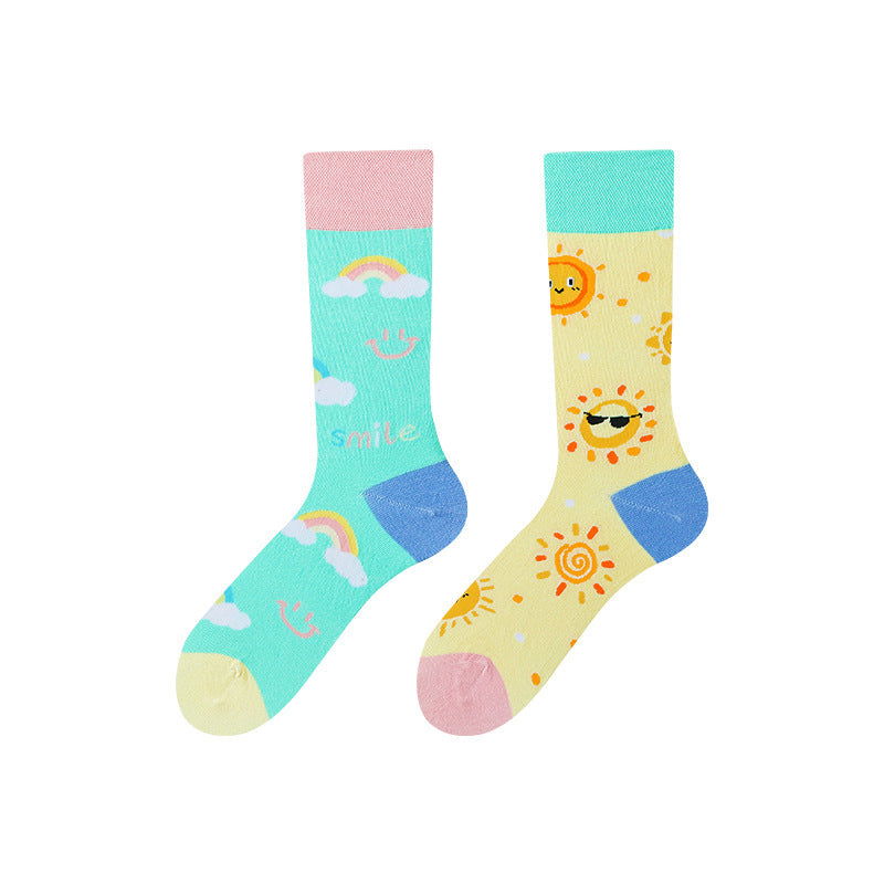 1 Pair Creative Trend Fashion Crew Socks - SocksLtd