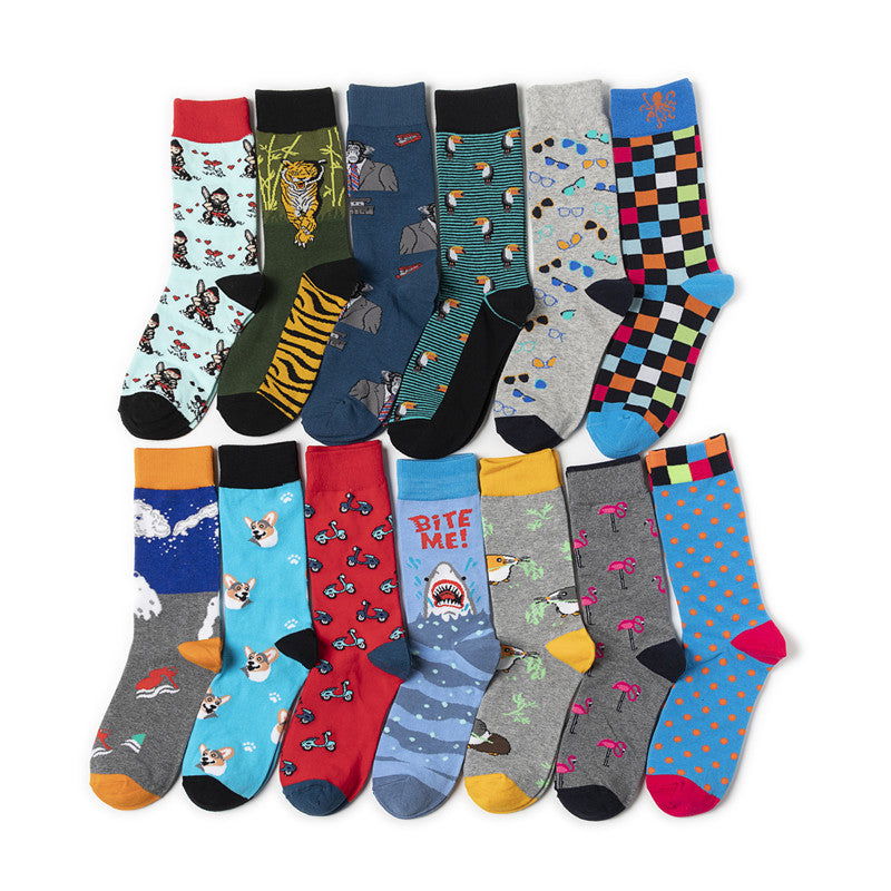 1 Pair Creative trendy Crew Socks - SocksLtd