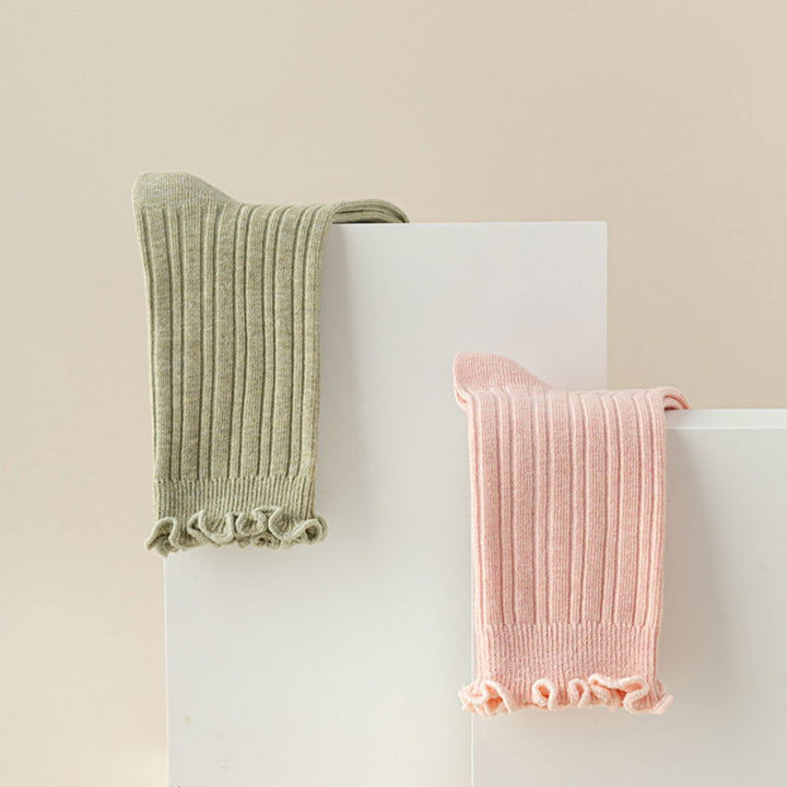 1 Pair Cute Japanese lace Casual Crew Socks - SocksLtd