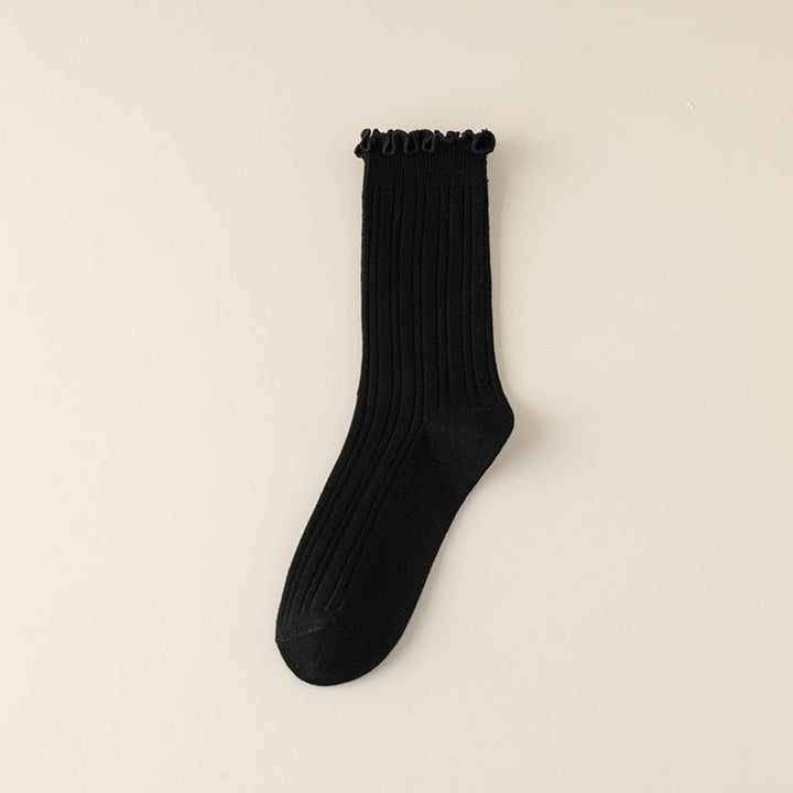 1 Pair Cute Japanese lace Casual Crew Socks - SocksLtd