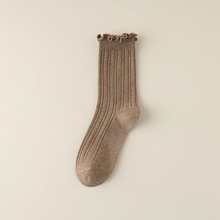 1 Pair Cute Japanese lace Casual Crew Socks - SocksLtd