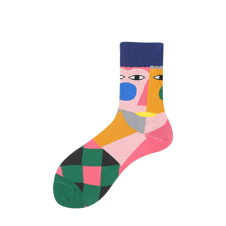 1 Pair Cute  Novelty Funny Music Festival Crew Socks - SocksLtd